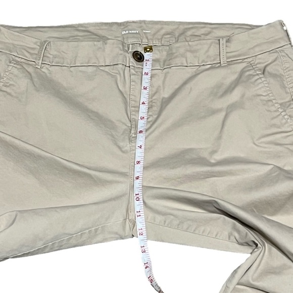Old Navy Tan Khaki Skinny Pants Business Casual Dress Plus Women’s Sz 16 - Picture 9 of 10